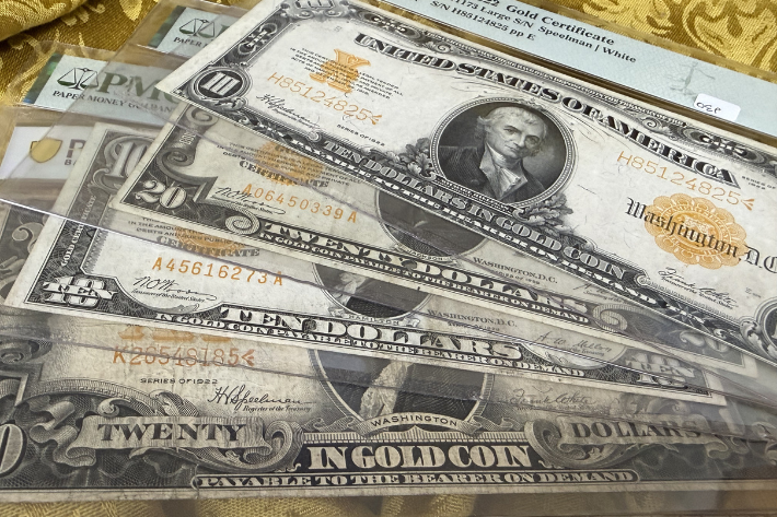gold certificates for sale online
