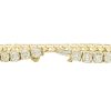 17.22ctw Diamond Tennis Bracelet 14K Yellow Gold clasp