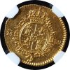 1786-M DV Spain 12 Escudo Gold AU58 NGC close up obverse
