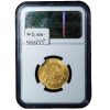 1800 Capped Bust $5 Gold Half Eagle AU58 NGC Cert Back