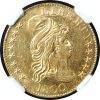 1800 Capped Bust $5 Gold Half Eagle AU58 NGC Front