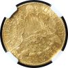 1800 Capped Bust $5 Gold Half Eagle AU58 NGC Back