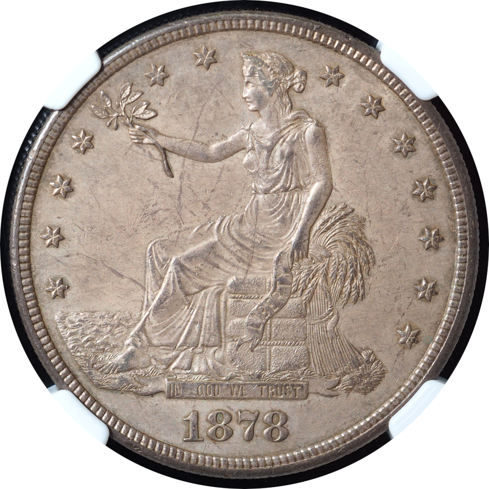 Buy 1878-S Trade Dollar MS62 NGC Online | Arnold Jewelers