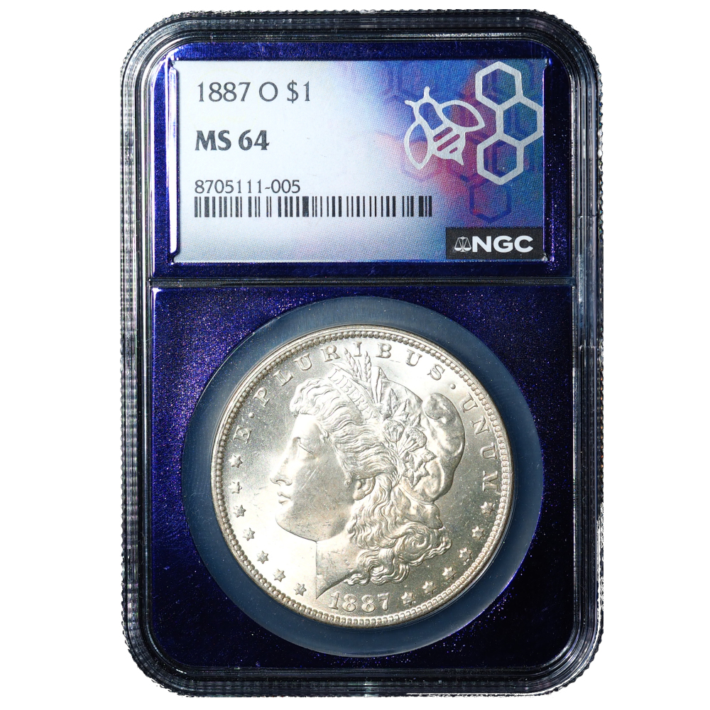 1887-O Morgan Dollar MS64 NGC – Choice New Orleans Mint State