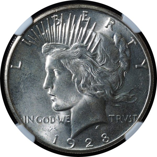 Buy 1928-S Peace Dollar MS64+ NGC | Superb Luster Online | Arnold