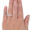1ctw 5-Stone Diamond Band Ring 14K Modeled White Gold