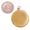 25 Anniversary Vintage Charm 14K Gold Reverse Size Comp