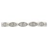 .25ctw Diamond Marquise Milgrain Band Ring 14K White Gold