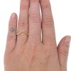 .26ctw Diamond Curved Band Ring 14K Yellow Modeled