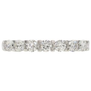 .48ctw 7-Stone Diamond Band Ring 14K White Gold