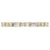 .50ctw Baguette & Round Diamond Band Ring 14K Yellow Gold