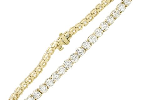 7ctw Diamond Tennis Bracelet 14K Yellow Gold