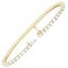 7ctw Diamond Tennis Bracelet 14K Yellow Gold Clasp