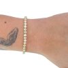7ctw Diamond Tennis Bracelet 14K Yellow Gold Modeled