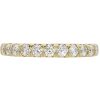 .81ctw Diamond French Pave Band Ring 14K Yellow Gold