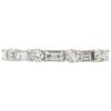 .84ctw Round & Baguette Diamond Band Ring14K White Gold