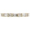 .84ctw Round & Baguette Diamond Band Ring14K Yellow