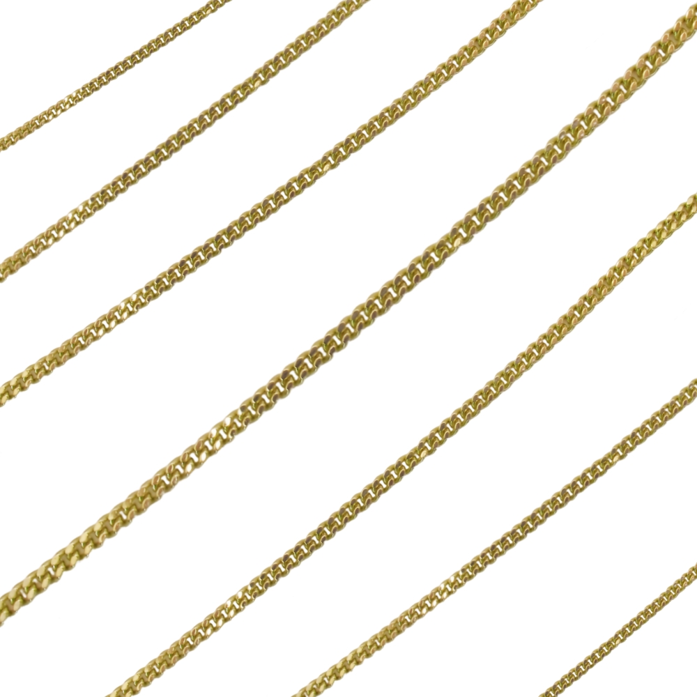 10K Gold Curb Link Chain 2mm