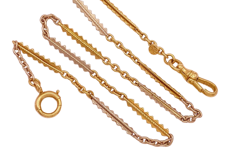 Art Deco Watch Chain 14KTTG