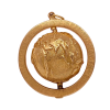 BIG Globe Spinning Charm 14K Gold