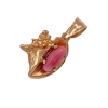 Conch Pearl Charm 14K Gold