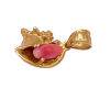 Conch Pearl Charm 14K Gold Alternate View