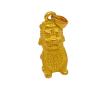 Fine Gold Foo Dog Charm Alt View