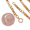 Hand Crafted Custom Link Vintage Necklace 14K Gold Size Comp