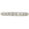 Mid-Century 0.21ctw Diamond Band Ring 14K White Gold front