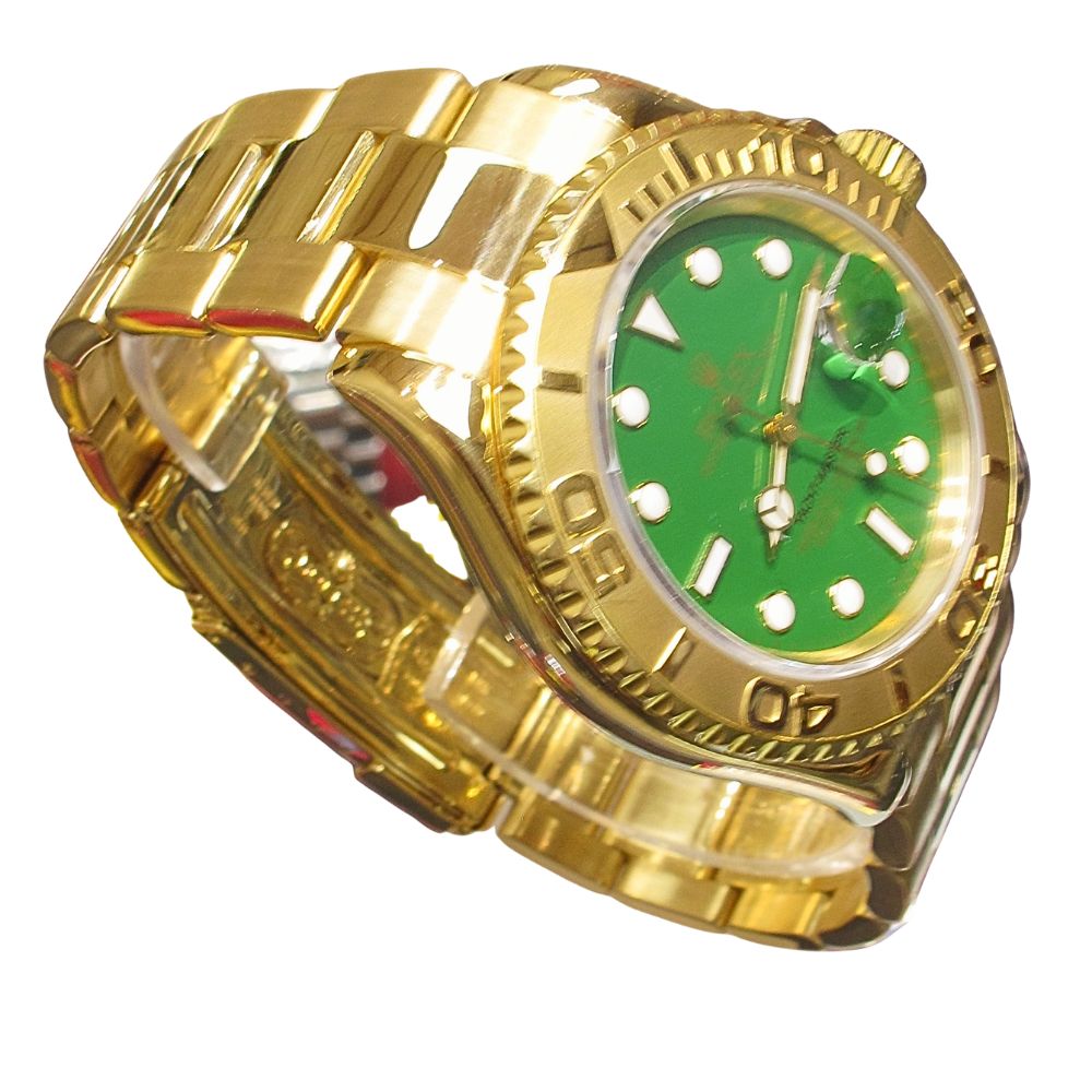 Pre-Owned Rolex Yachtmaster Green And White Dial (1997) | Arnold