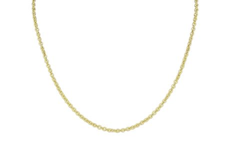 Round Cable Link 18K Yellow Gold
