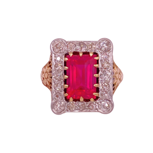 Ruby & Diamond Vintage Ring