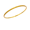Solid Bangle Bracelet 22K Gold