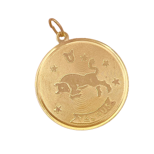 Taurus Charm 14K Gold