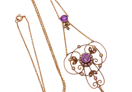 Victorian Lavaliere Necklace