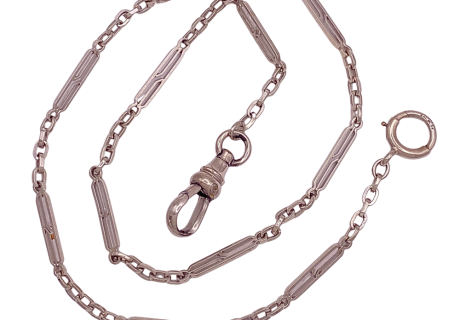 Watch Chain 14K White Gold