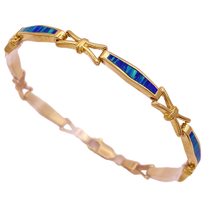 14K Created Black Opla Bracelet
