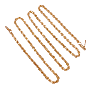 14KYG Rope Chain Necklace 24 Inch