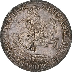 1660 Brunswick Wolfenbuttel 1.5 Taler AU53 NGC Top Pop