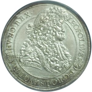 1692 Hungary Taler Leopold I MS62 NGC Hogmouth