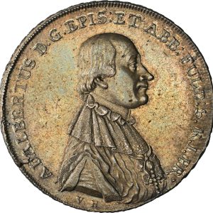 1795 Fulda Taler AU58 NGC DAV-2264 Germany