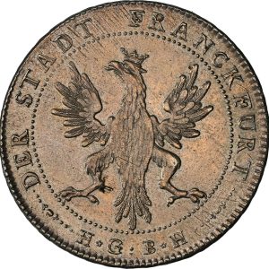 1796 Frankfurt Taler AU NGC DAV-2229 Germany