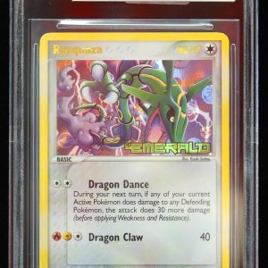 2005 Rayquaza Holo #9-106 EX Emerald BGS 8.5 Pokemon Card Front