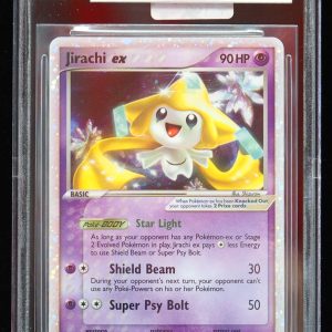 2006 Jirachi ex Holo #94-100 Crystal Guardians BGS 9 Pokemon Card Front