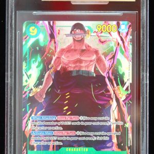 2024 Roronoa Zoro #OP06-118 Wings of the Captain BGS 10 One Piece Card Front 1