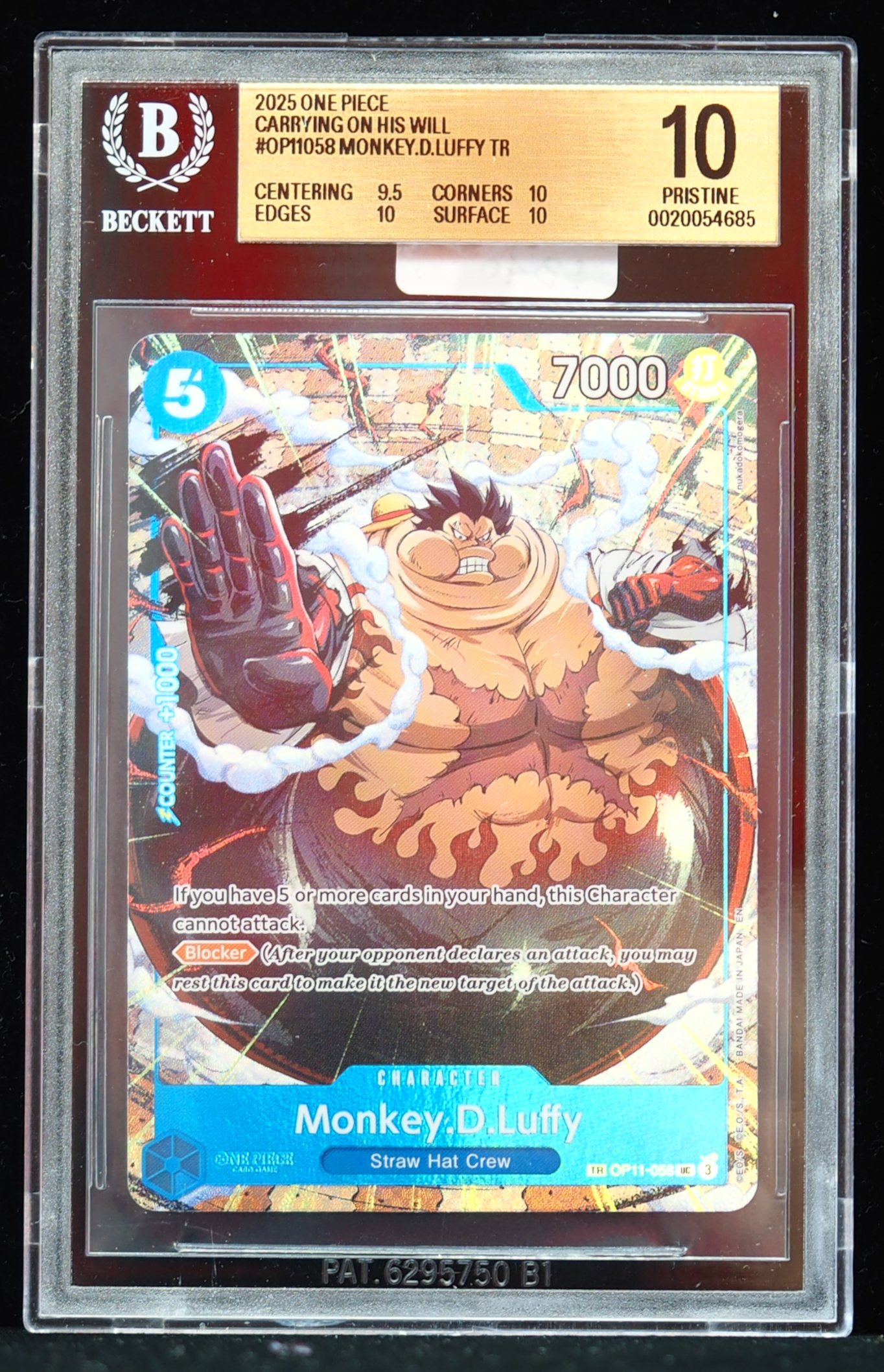 Buy 2025 Monkey D Luffy Carrying on His Will BGS 10 Online