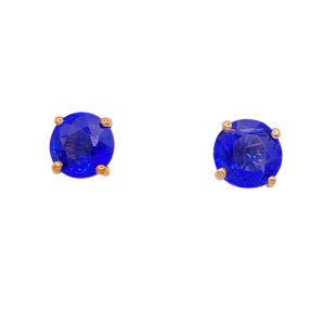 Ceylon Sapphire 1.40 CTW 14KYG Earrings