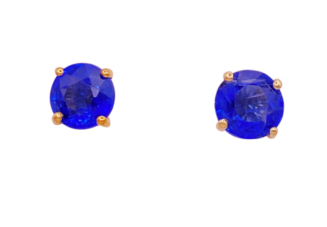 Ceylon Sapphire 1.40 CTW 14KYG Earrings