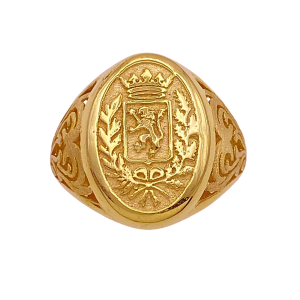 Coat of Arms Ring 14K