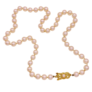 Mikimoto Princess Pearl Necklace 18K 7MM